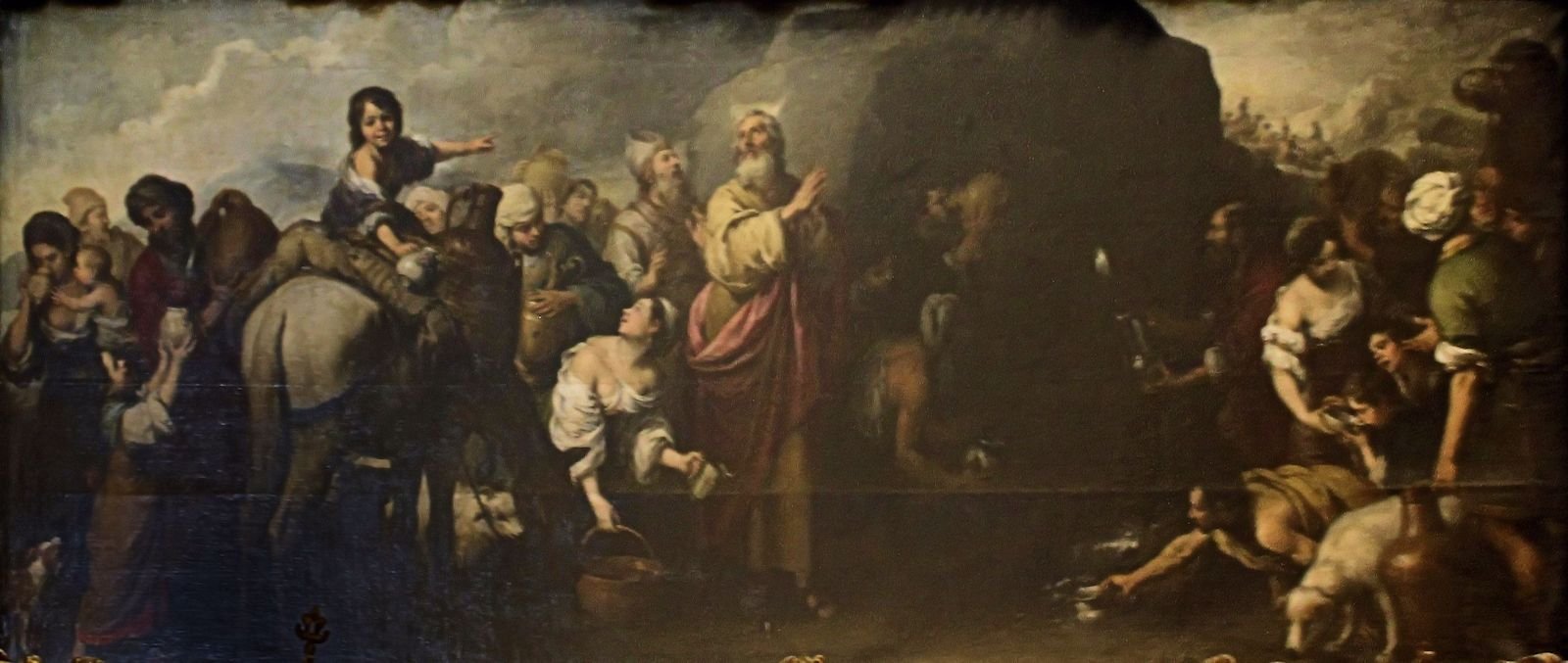 05-Moisés-haciendo-brotar-el-agua-de-la-roca-de-Horeb-1667-70